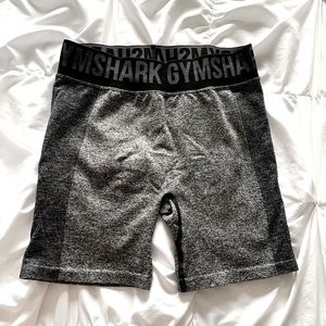 Black Marled Gymshark Bike Shorts